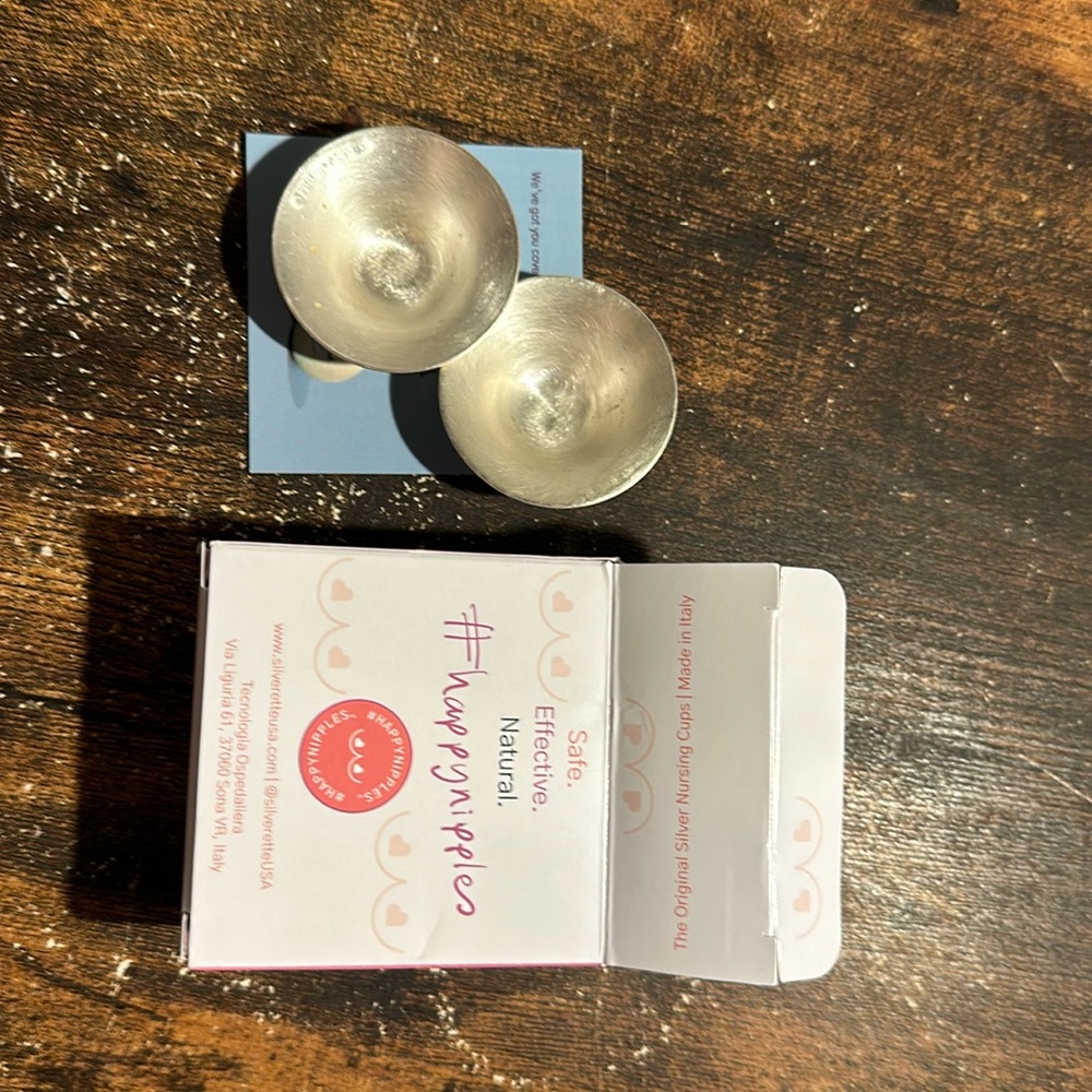 SILVERETTE 935 silver nipple cover- unused